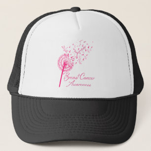 Dandelion I'm Survivor Breast Cancer Awareness Trucker Hat