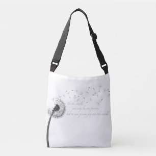 Dandelion Inspiration Print Cross Body Bag