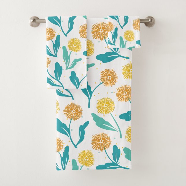 Dandelion jaune motif floral - Inspiré par la natu (En situation)