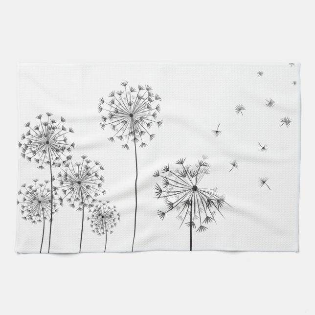 Dandelion Kitchen Towel (Horizontal)