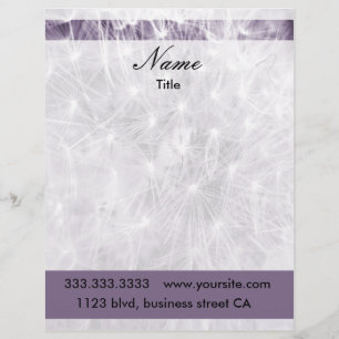 dandelion letterheads letterhead