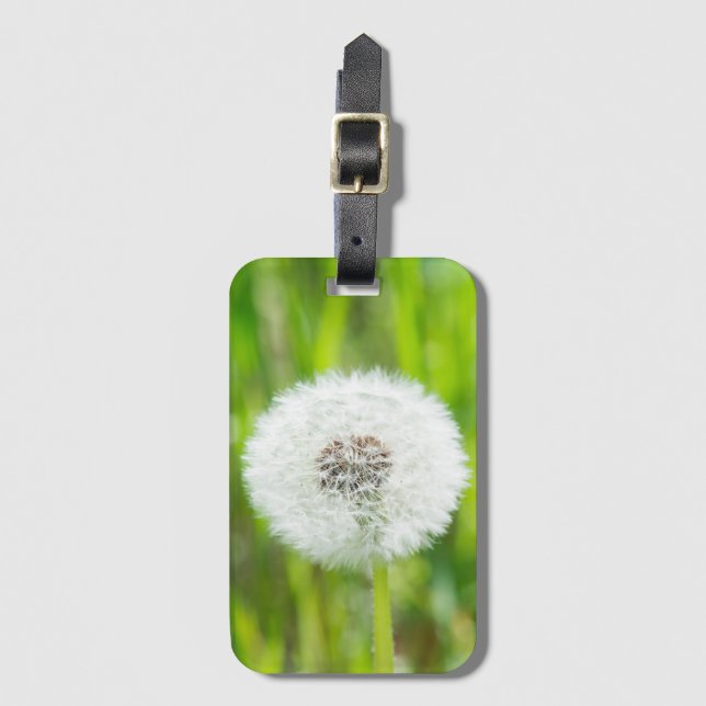 Dandelion Luggage Tag (Front Vertical)