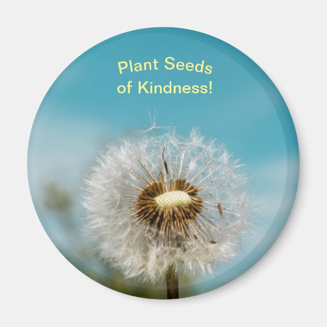 Dandelion Magnet Plante graines de gentillesse (Devant)