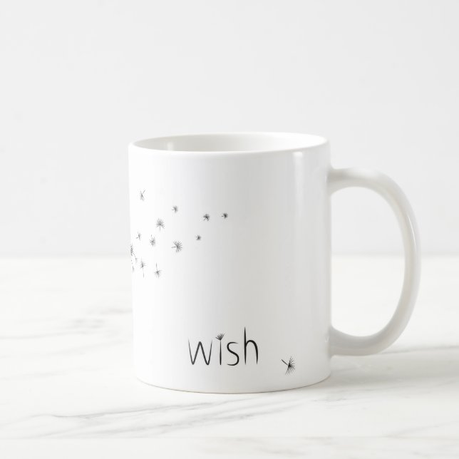 Dandelion Make a Wish Coffee Mug (Right)