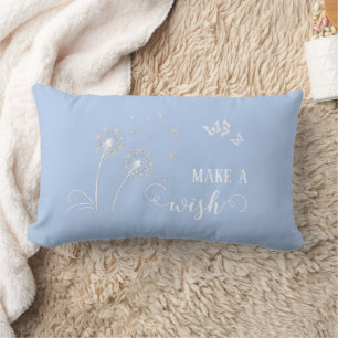 Dandelion Make a Wish Lumbar Pillow