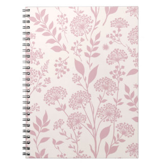Dandelion Meadow Muted Rose - Neutral Notebook