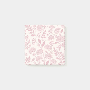 Dandelion Meadow Muted Rose - Neutral Post-it Notes