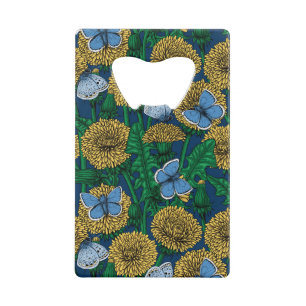 Dandelion medow credit card bottle opener