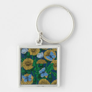 Dandelion medow keychain