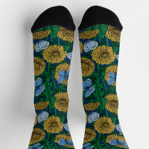 Dandelion medow socks