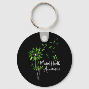 Dandelion Mental Health Awareness In May Wear Keychain