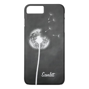 Dandelion Monogram Chalkboard iPhone 7 Plus Case-Mate iPhone Case