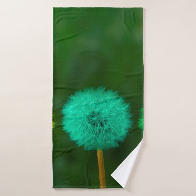 Dandelion multicoloured coloured bath towel (Bath Towel)