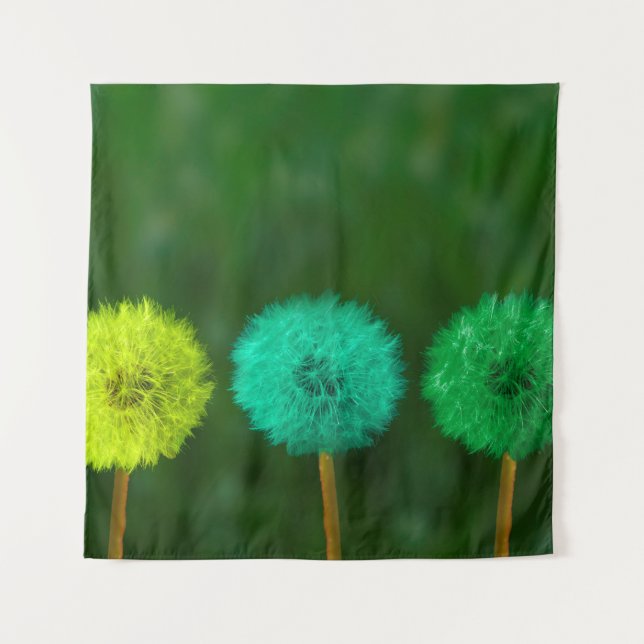 Dandelion multicoloured coloured tapestry (Front)