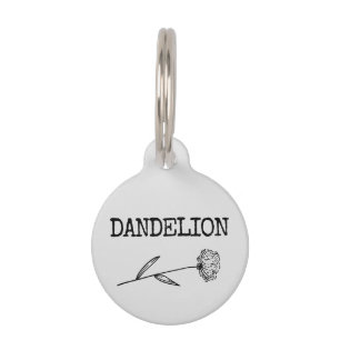Dandelion Pet Tag