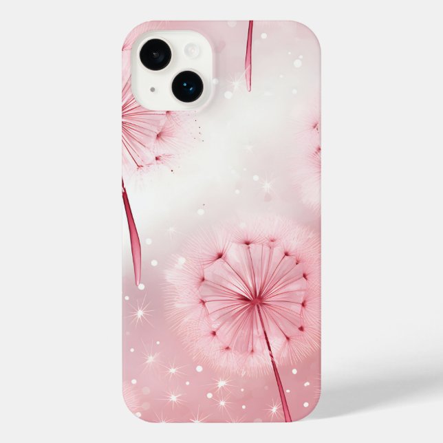 Dandelion Pink iPhone Case (Back)