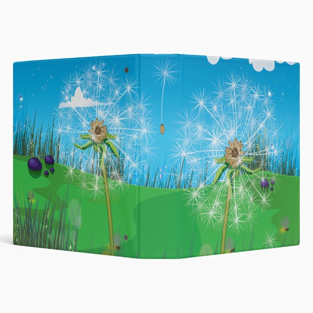 Dandelion Plant Binder (Background)