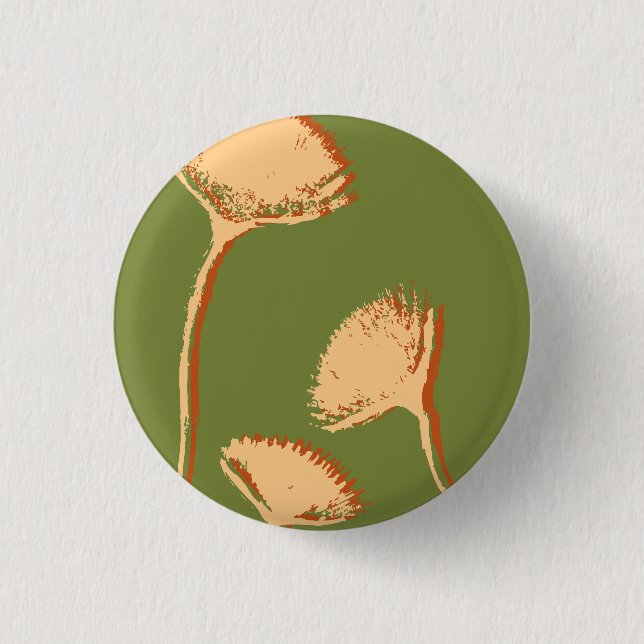 Dandelion Pop 1 Inch Round Button (Front)