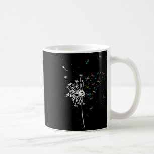 Dandelion Puzzle Ribbon Inspirational Autism Aware Coffee Mug