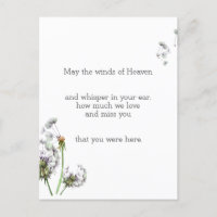 Dandelion Remembrance