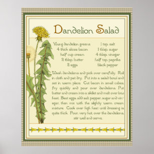 Dandelion Salad Poster