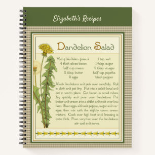 Dandelion Salad Recipe Book
