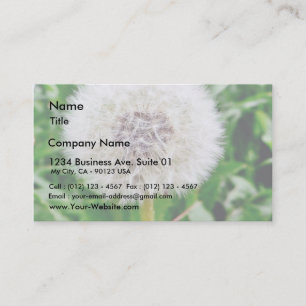 Dandelion Seed Business Card