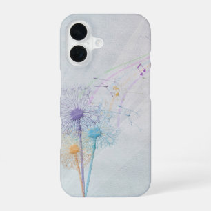 Dandelion seeds and music iPhone 16 case