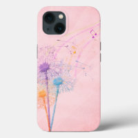 Dandelion Seeds and Music Notes