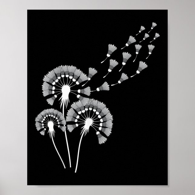 Dandelion Shuttle Shirt For Badminton Player _ Bad Poster (Front)