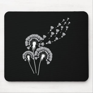 Dandelion Shuttle Shirt For Badminton Player Badmi Mouse Pad