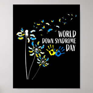 Dandelion Socks World Down Syndrome Day Awareness Poster