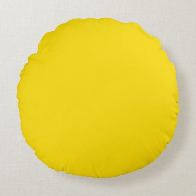 Dandelion (solid colour)  round pillow (Front)