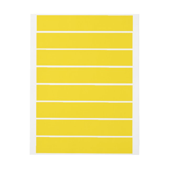  Dandelion (solid colour)  Wrap Around Label (Sheet)