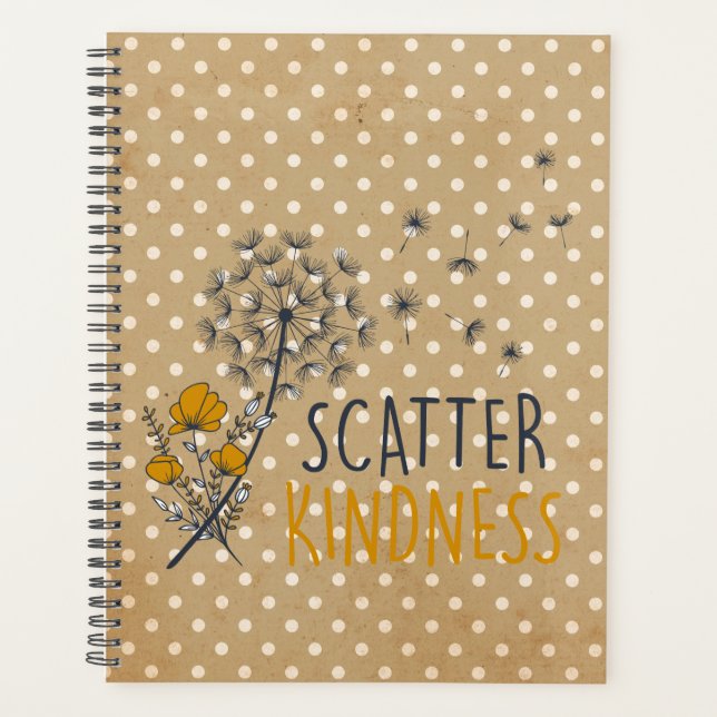 Dandelion Tan & White Polka Dot Scatter Kindter (Devant)