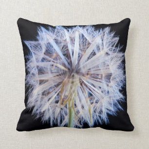 Dandelion (Taraxacum Officinale) Seed Head Throw Pillow