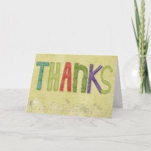 dandelion thank you card