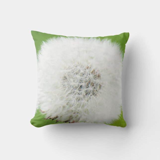 Dandelion Throw Pillow (Front)
