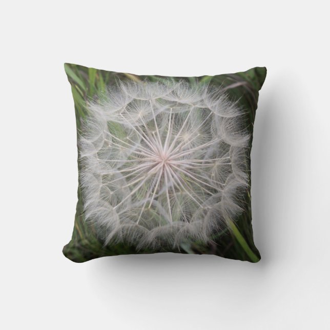 Dandelion Throw Pillow (Front)
