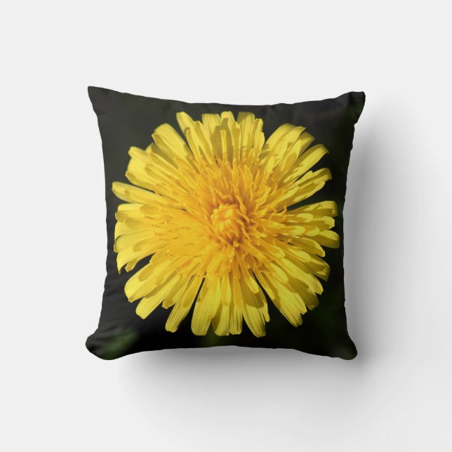 Dandelion Throw Pillow (Front)