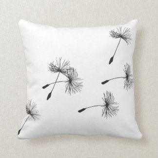 dandelion throw pillow