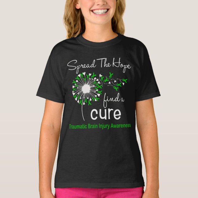 Dandelion Traumatic Brain Injury Awareness T-Shirt (Front)