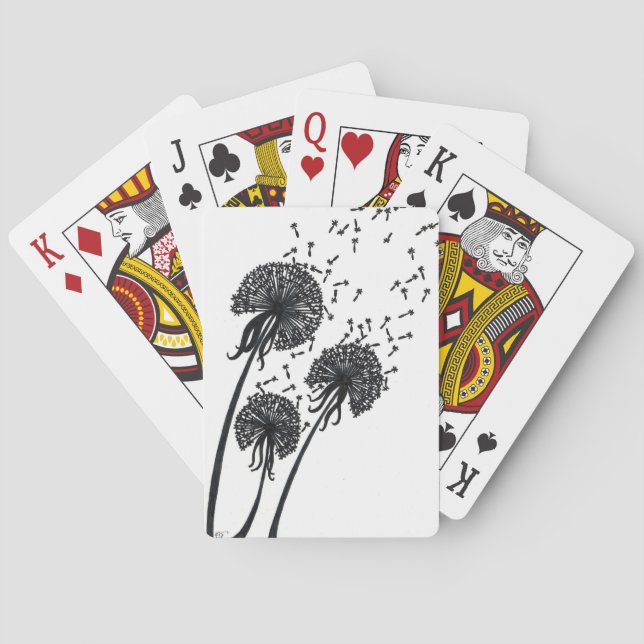 Dandelion Trio Playing Cards (Back)