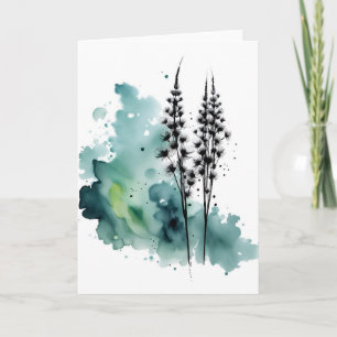 Dandelion - Watercolor flowers Card