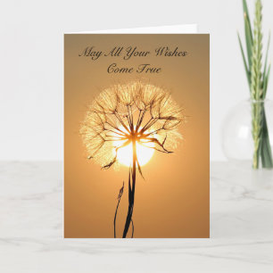 Dandelion Wish Card
