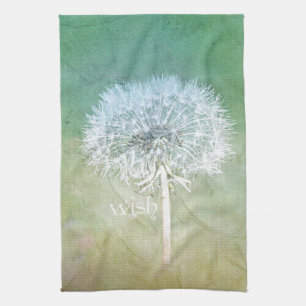 Dandelion Wish Dreamy Design Kitchen Towel