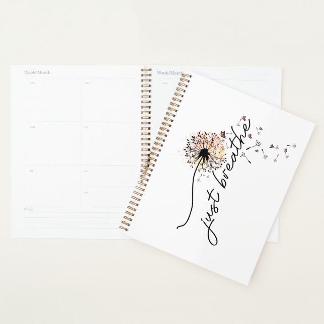 Dandelion Wish Planner Dreamsunset Butterflies (Devant avec enveloppe)