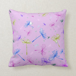 Dandelion Wishes 3 Throw Pillow