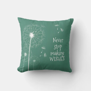 Dandelion Wishes Design Throw Pillow