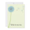 Dandelion Wishes for a Baby Shower Invitation